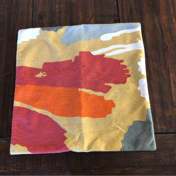 West Elm Accents West Elm Crewel Landscape Pillow Cover 2x20 Desert